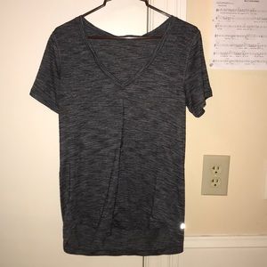 Dark Gray lulu lemon workout shirt